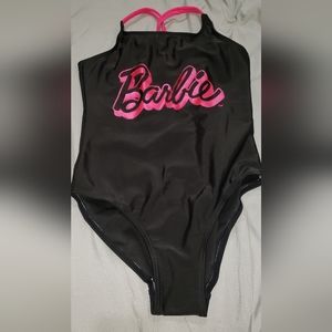 Nwot Girl's barbie one piece bathing suit